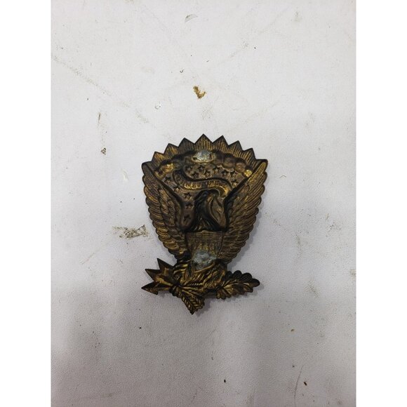 AUTHENTIC US M-1855 JEFF DAVIS HARDEE HAT INSIGNIA CIVIL WAR Calvary Hat Pin - Picture 2 of 4